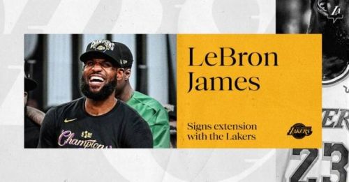 詹姆斯2年8500万续约湖人是真的吗？詹姆斯2年8500万提前续约湖人 将效力至22-23赛季-第1张图片-