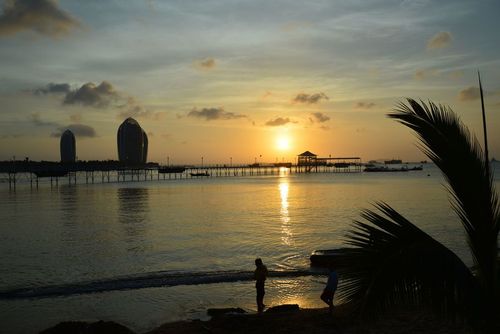 3、三亚湾沙洲湿地公园
