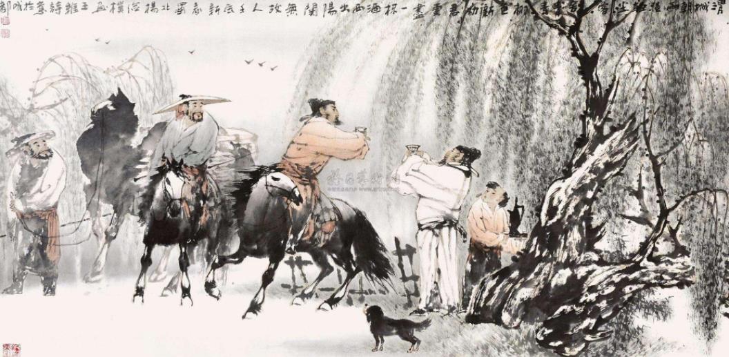 《渭城曲》唐王维古诗（渭城曲原文及赏析翻译）