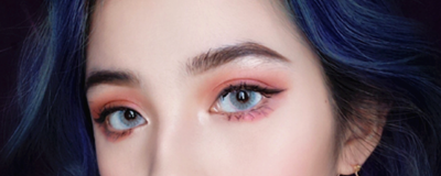 ​蓝色美瞳配什么眼影