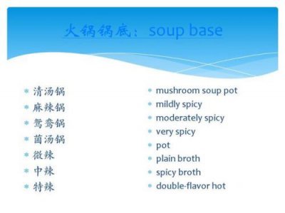 ​火锅用英语怎么说连着写(麻辣火锅用英语怎么说)