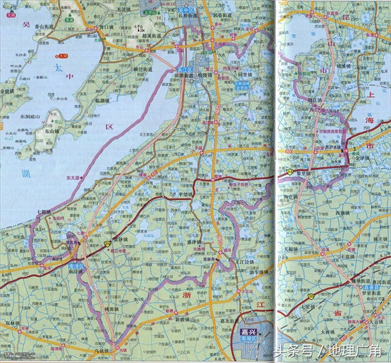 苏州市行政区划地图