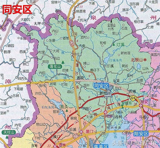 福建省厦门市行政区划地图（含各区GDP）