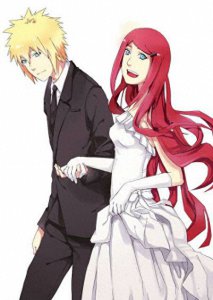 ​火影忍者波风水门与玖辛奈的爱情美图，满满的都是幸福