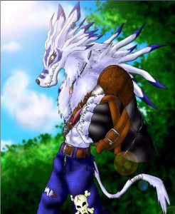 ​数码宝贝：兽人加鲁鲁错误进化，化身混沌领主，小丑皇是他的部下