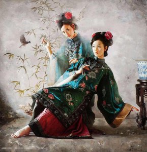 ​王明月油画人物作品