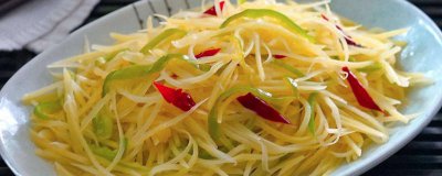 ​酸辣土豆丝放的调料是什么 酸辣土豆丝放的调料是什么做的