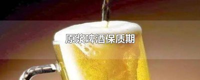 ​原浆啤酒能保存多少天 原浆啤酒保鲜期只有7天