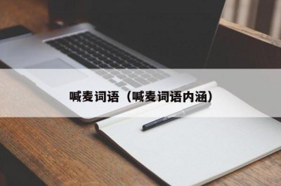 ​喊麦词语（喊麦词语内涵）