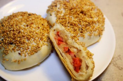 ​黄桥烧饼制作过程来了，入口即溶，喜欢别错过哦！