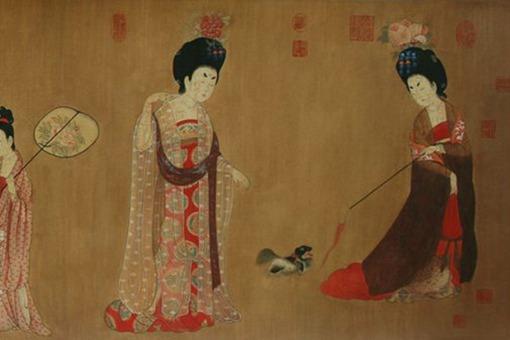 簪花仕女图属于什么画?绢本设色什么意思?