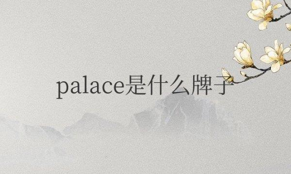 palace是什么牌子的衣服?属于什么档次的品牌?