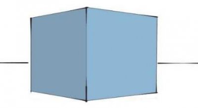 ​【手绘】怎么画两点透视