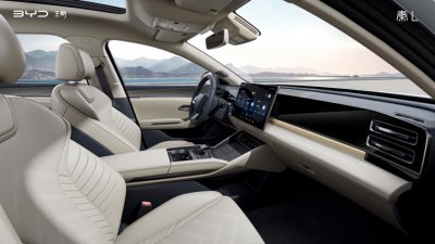 ​比亚迪秦 L 内饰官图发布：“山水画境”座舱，定位“中级轿车”