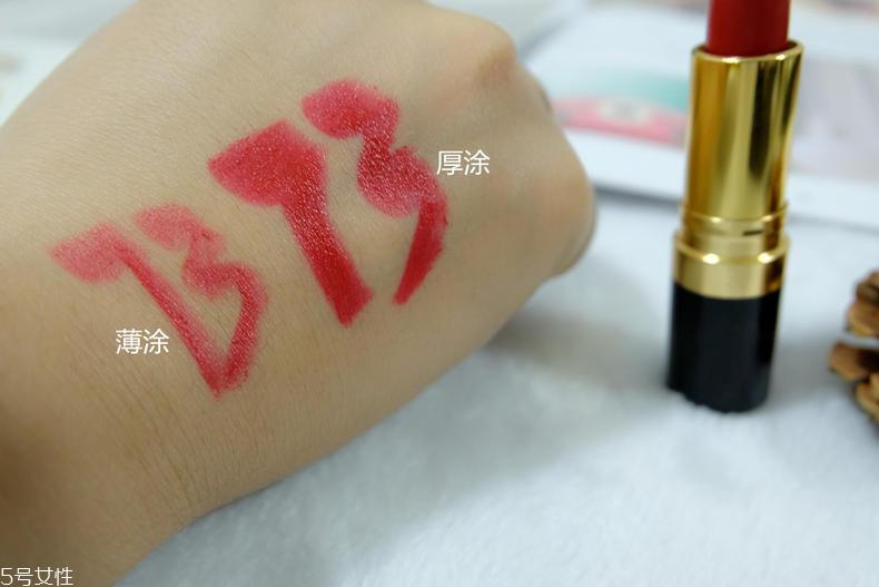 露华浓730是什么颜色 露华浓口红730是正红吗