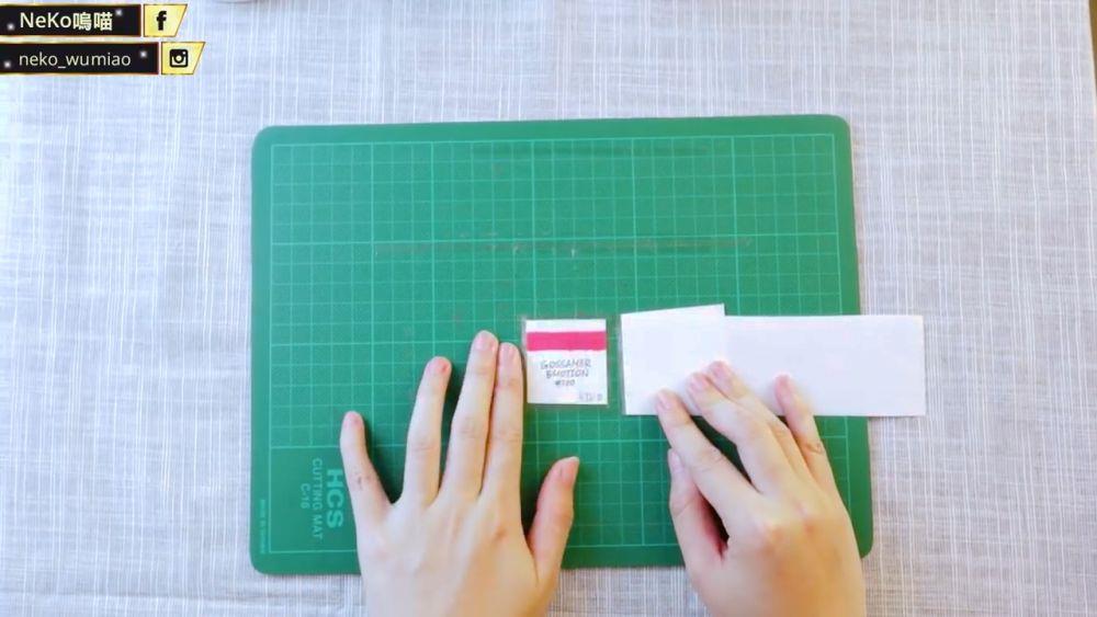 唇膏色卡自制方法步骤图解