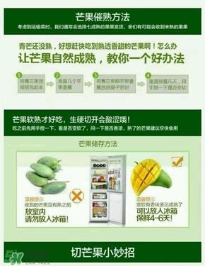 贵妃芒果硬的能吃吗？贵妃芒果青的能吃吗