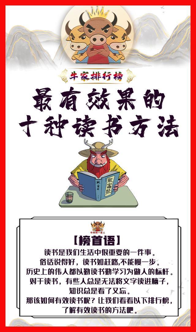 最有效果的十种读书方法