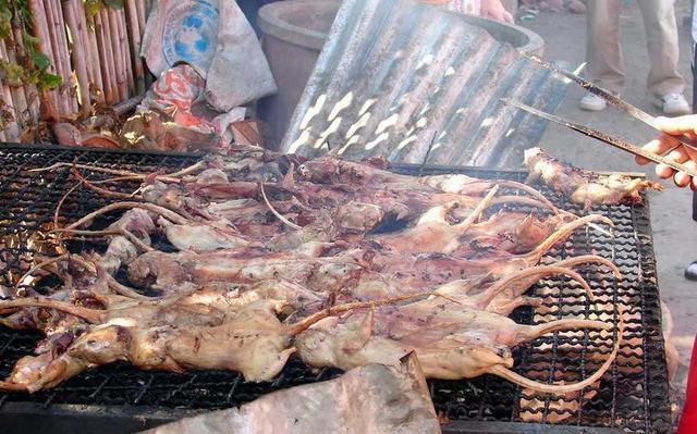 怪异美食之烤老鼠，你敢吃吗？