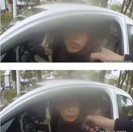 被直播家暴40秒的女人