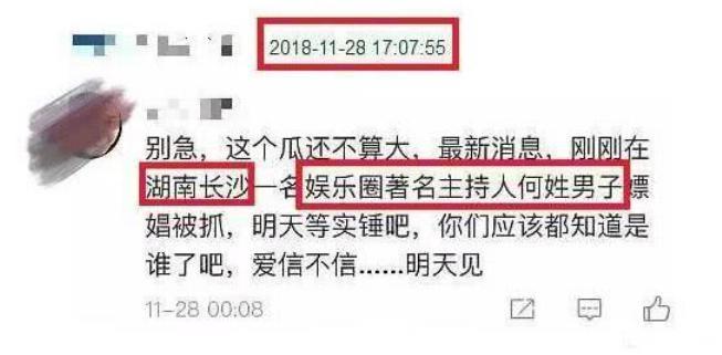 湖南卫视何姓著名主持人被抓？矛头指向何炅，何炅晒日程证清白
