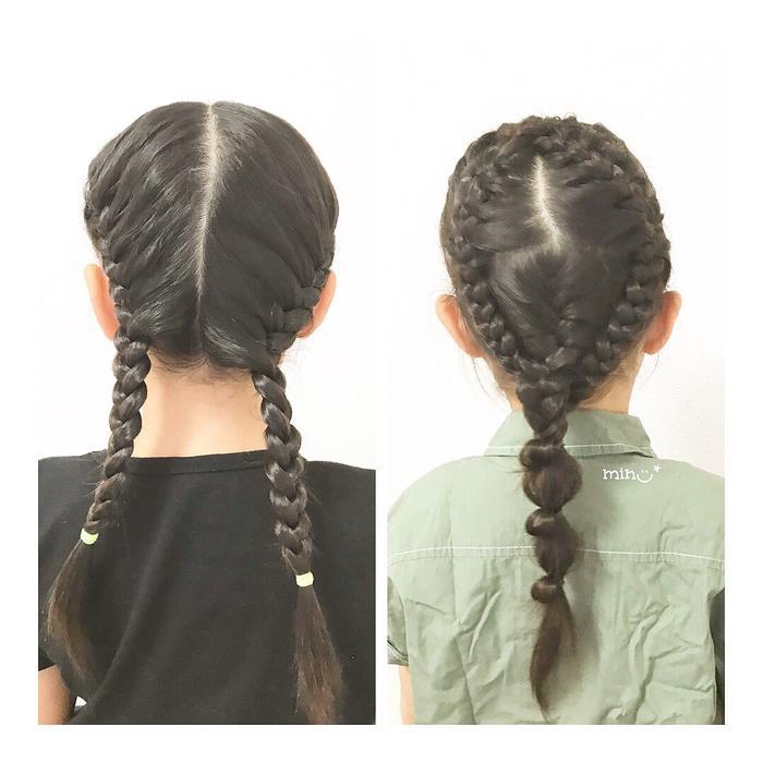 20款简约漂亮的儿童编发，这个假日为你的孩子收藏