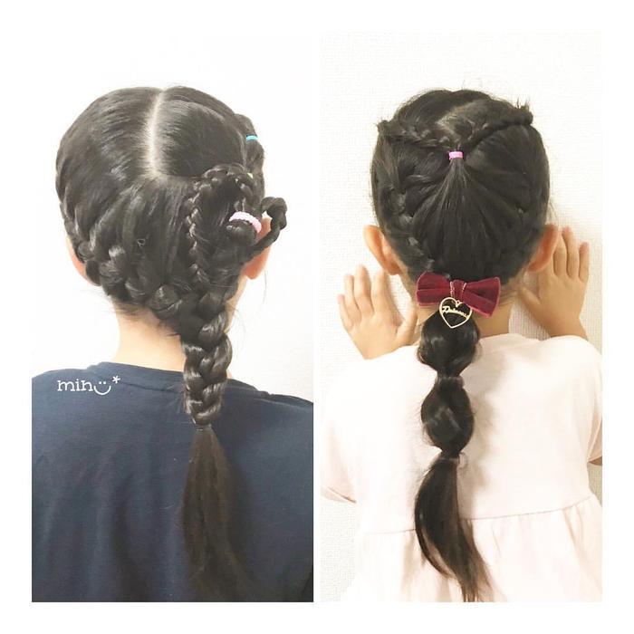 20款简约漂亮的儿童编发，这个假日为你的孩子收藏