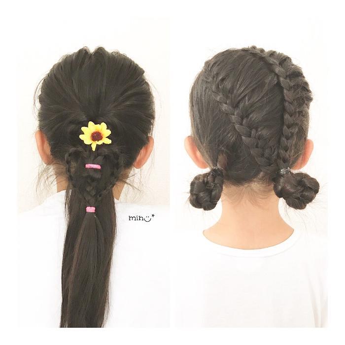 20款简约漂亮的儿童编发，这个假日为你的孩子收藏