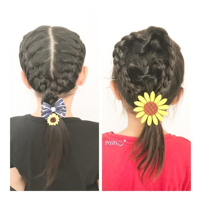 20款简约漂亮的儿童编发，这个假日为你的孩子收藏