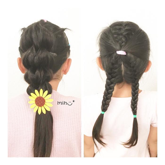 20款简约漂亮的儿童编发，这个假日为你的孩子收藏