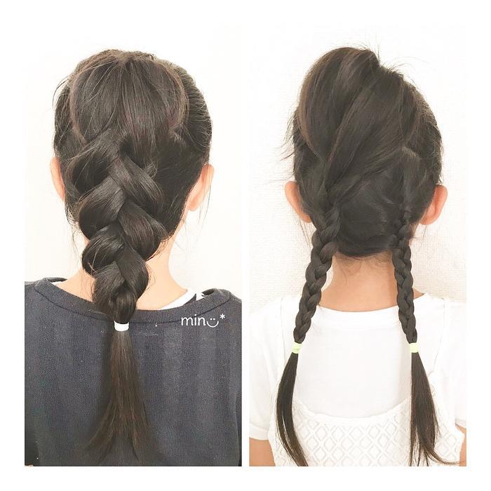 20款简约漂亮的儿童编发，这个假日为你的孩子收藏