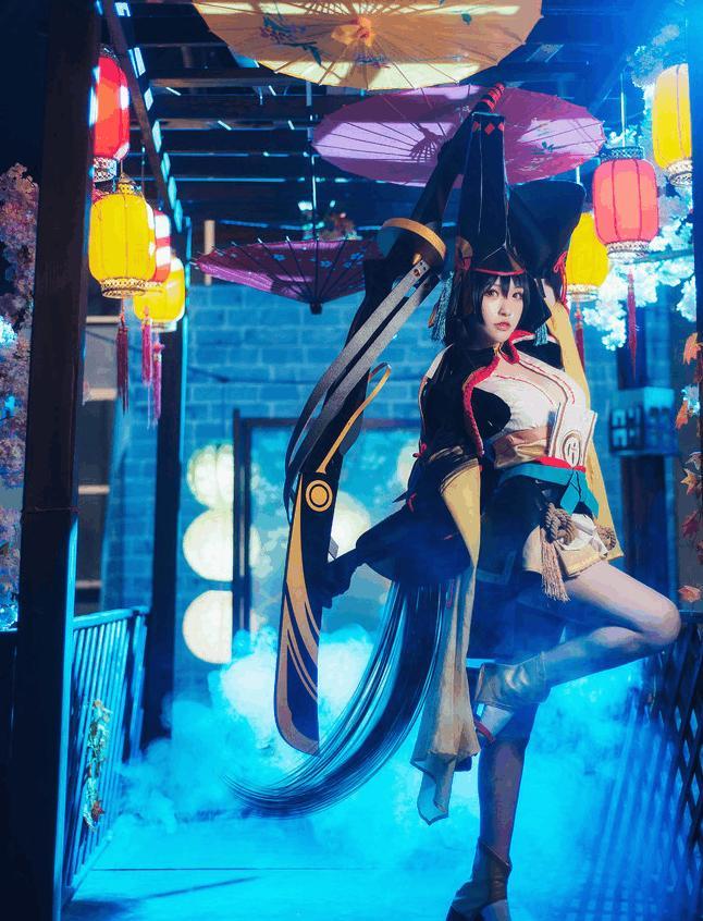 阴阳师》妖刀姬绝美COS: 纸巾一盒怕是都不够用