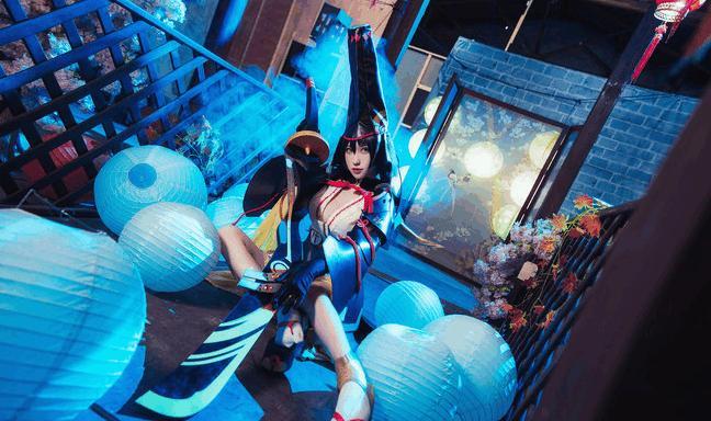 阴阳师》妖刀姬绝美COS: 纸巾一盒怕是都不够用