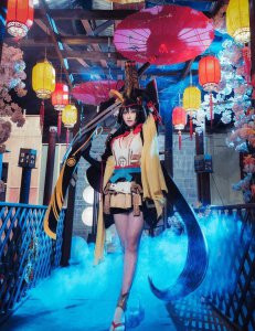 ​阴阳师》妖刀姬绝美COS: 纸巾一盒怕是都不够用