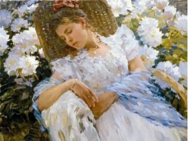 俄罗斯国宝级艺术家人体油画中的性感女郎，令人沉醉