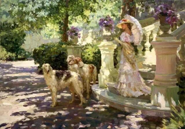 俄罗斯国宝级艺术家人体油画中的性感女郎，令人沉醉