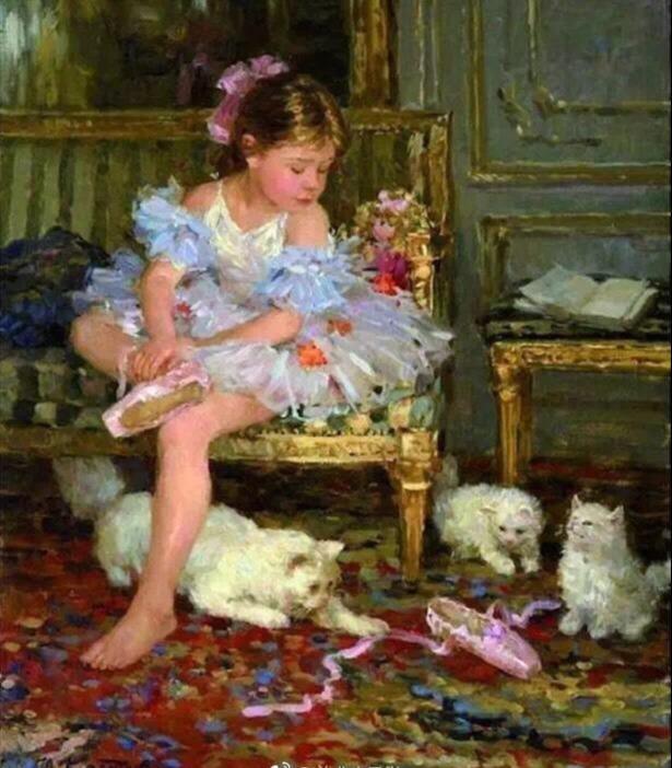 俄罗斯国宝级艺术家人体油画中的性感女郎，令人沉醉