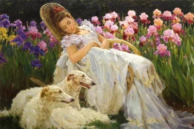 俄罗斯国宝级艺术家人体油画中的性感女郎，令人沉醉