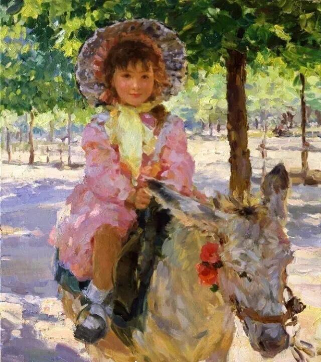 俄罗斯国宝级艺术家人体油画中的性感女郎，令人沉醉