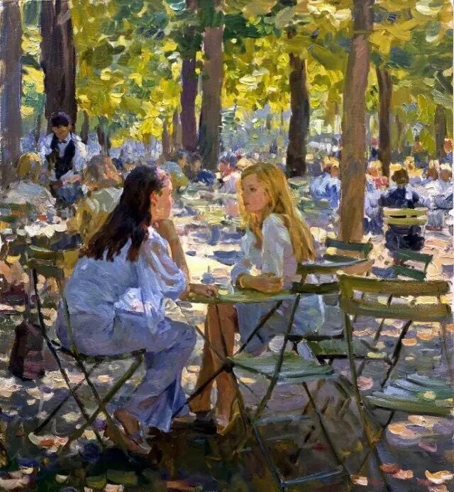 俄罗斯国宝级艺术家人体油画中的性感女郎，令人沉醉