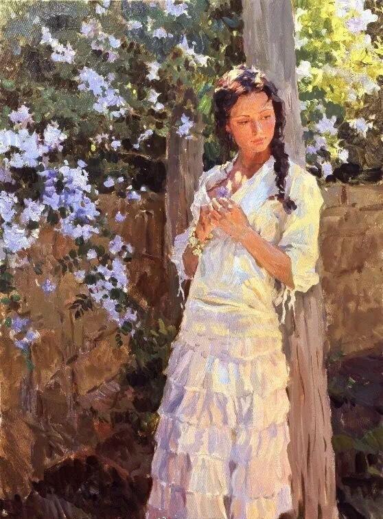 俄罗斯国宝级艺术家人体油画中的性感女郎，令人沉醉