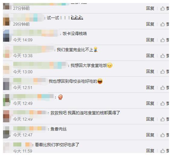 女生连拍四年大学饭菜，称好像没办法再继续更新了，网友们炸锅了