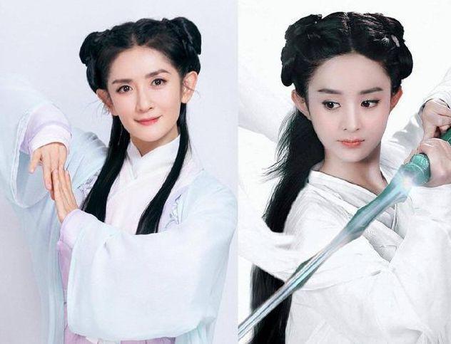 谢娜接替赵丽颖出演花千骨续集，隔空喊话赵丽颖，造型不输颖宝