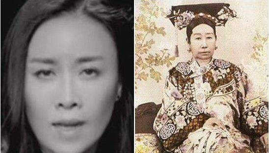 那英父亲和溥仪照片流出，实在是太像了，难道那英是慈禧的后人？