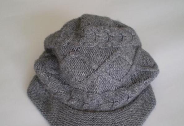 教大家编织一款时尚的女士毛线帽子，附带教程