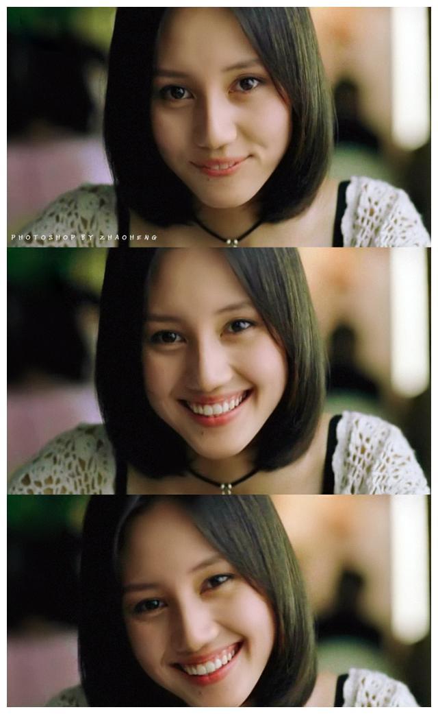 袁泉18岁青涩旧照曝光，当时还有点婴儿肥的她是越来越好看了