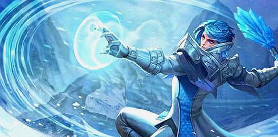 诸葛亮冰雪节皮肤踏无痕上线国际服，被动六瓣霜花，预测国服星元