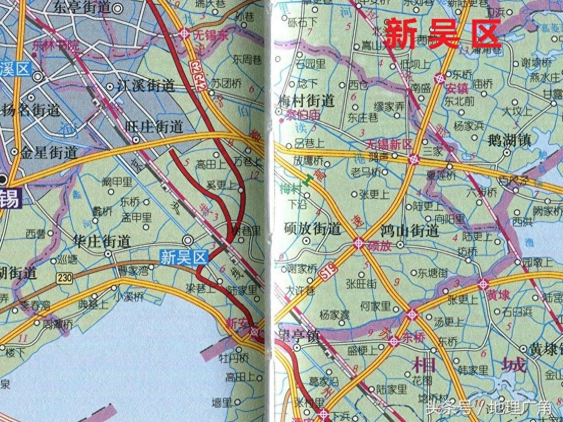 江苏省无锡市行政区划地图（含各区市GDP）