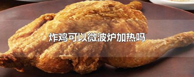​炸鸡可以微波炉加热吗