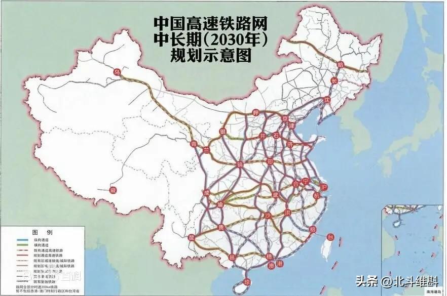 全国铁路图高清版大图(2025中国铁路网高清图)